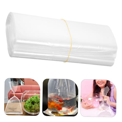 STOBAZA 50Pcs Leak Aquarium Shipping Bags for Live Fish Transport Ornamental Fish Packing Pouch Thickness Stable Easy to Carry