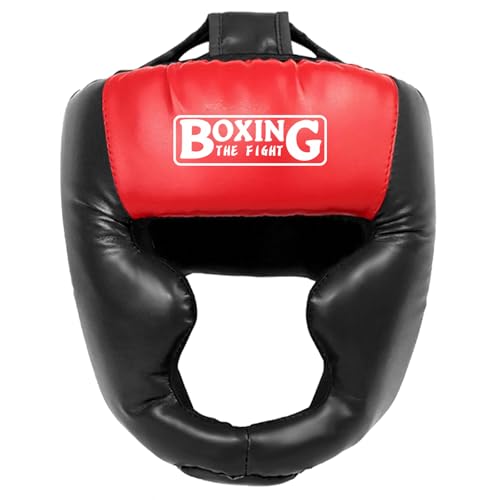 2 Pack & 1 Pack Boxing Headgear - Sparring Safety Head Guard for MMA, Kickboxing, Muay Thai, Boxing - Men, Women, Kids - color: Red, size: Large-X-Large