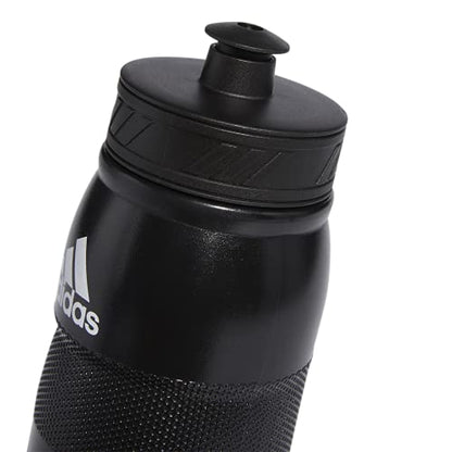 adidas 750 ML (28 oz) Stadium Refillable Plastic Sport Water Bottle - color: Black/White