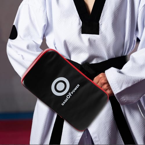 Operitacx Taekwondo Kick Shield Curved Training Pad and Adults Lightweight Pu and Epe Material Kickboxing Body Pad Ergonomic Design for Home Gym and Professional Use