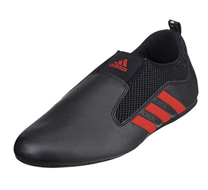 adidas Men's Taekwondo Karate Martial Arts Shoes Adult Kids Women Contestant Trainers - color: Black/Red, size: 2.5