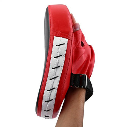 Hand Target Pads,Punching Mitts Kickboxing Muay Thai Pads, PU Leather Curved Hook and Training Punch Mitts for Martial Arts, Karate Training, Men & Women Kickboxing