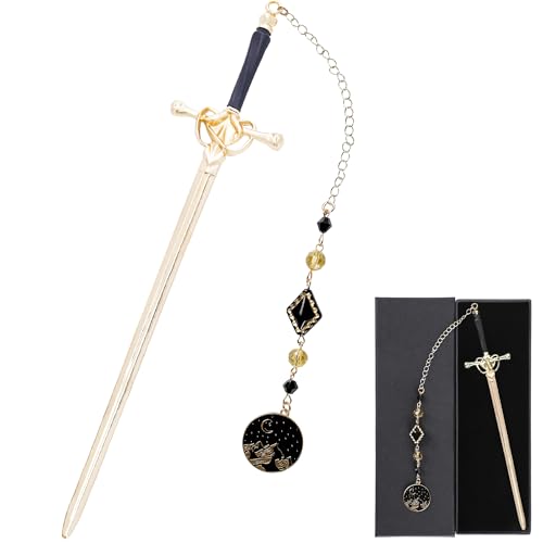 Fantasy Acotar Sword Bookmark - Vintage Metal Mountains Book Marks - style: Mountain