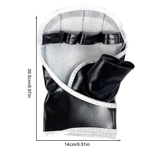 Gloves Grappling Sparring, Open Palm Grappling Gloves for Sparring, Adjustable Punching Bag for Fighting Punching Bag Workout