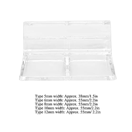 Aquarium Glass Cover Clip, 20Pcs/Set Clear Acrylic Clip Holder Support Clamp Accessory for Aquarium Fishtank(10mm)