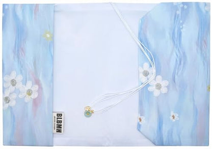 BLBMH 10x7 Fabric Book Covers for Hardcover Paperbacks Bible - Flower B - color: Flower B