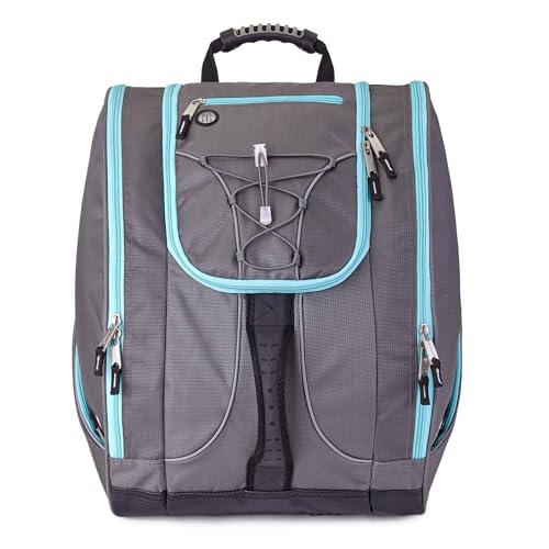 Athalon Everything Boot Bag/Backpack - color: Grey/Teal