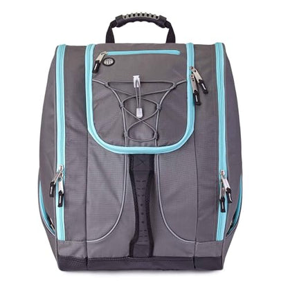 Athalon Everything Boot Bag/Backpack - color: Grey/Teal