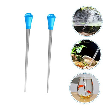 Veemoon 2pcs Multifunctional Plastic Pipette Droppers Scale for Accurate Measurement for Fish Tank Water Changes and Kitchen Use and Safe Liquid Transfer Tools