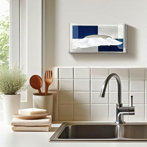 Abby Acrylic Glove Box Organizer, Wall-Mounted Dispenser, Floating Holder, Small Size (1 Box), 10.5" W x 5.0" H x 3.5" D (Mounting Hardware Included) - size: Small (for 1 Box)