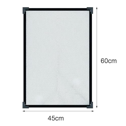 Aquarium Screen Top Cover Protective Net Anti Jumping Tear Resistant Aquarium Screen Top Cover DIY Kit Fish Guard Easy to Use, 60cmx45cm