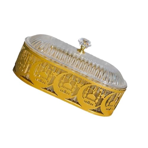 Middle Eastern Snacks Tray Ramadans Dessert Candy Storage Box Food Serving Plate Muslims Holiday Desktop Decoration