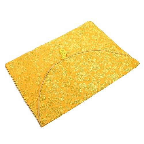 Buddhist Scripture Storage Bag Pouch for Small Jewelry Quran Cover Case Embroidery Brocade Container