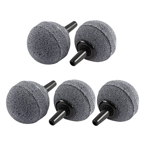 Air Stone Cylinder Bubble Diffuser Airstones for Aquarium 0.8/0.9inch Diffuser Release Tool for Nano Air Pumps Small Buckets and Fish Tanks - size: 5P