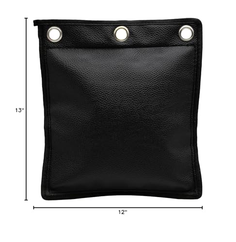 Wing Chun Wall Bag Canvas Leather Punch Bag for Kung Fu Boxing Training - color: BLACK