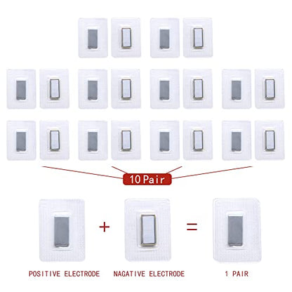 SEMINI Hidden Sew Magnetic Snap Invisible Hidden Sew in PVC Hidden Purse Closure for Fastener Handbag Cloth Clasp DIY Craft Sewing Tools (20x10mm) - size: 20x10mm,Rectangular