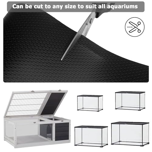 120 Gallon Reptile Terrarium Mat Liner, 96" X 24" Bearded Dragon Tank Accessories, Bearded Dragon Substrate flooring for 4x2x2 Reptile Enclosure, Reptile Bedding Carpet for Gecko,Lizard, Black - size: 24 X 96-inches