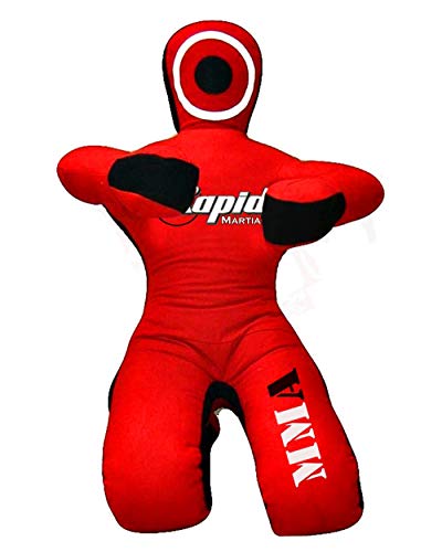 BJJ Wrestling Dummy Punching Bag Submission MMA Brazilian Jiu Jitsu Judo Karate Throwing Boxing Dummy Dummies- UNFILLED 6 Ft- Sitting