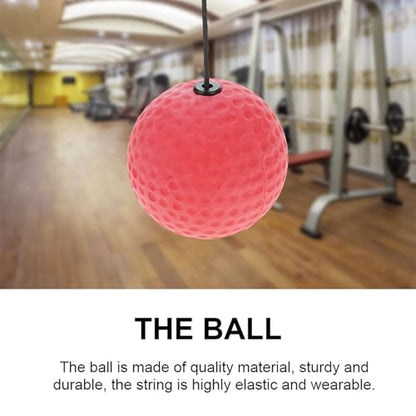Agatige Boxing Reflex Ball Set, Boxing Training Ball Adult Punch Exercise Ball Boxing Equipment with Elastic Head Band, Varying, Strings for Beginner Proficiency Improvement - size: E305-H01