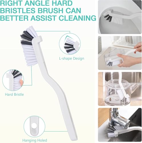 14 Pcs Crevice Cleaning Brush, Corner Brush, Screen Cleaner Brush, Cleaning Tools for Housekeeping, Garbage Disposal Cleaner Brush, Window Track Cleaning Tools, Kitchen - size: 14piece