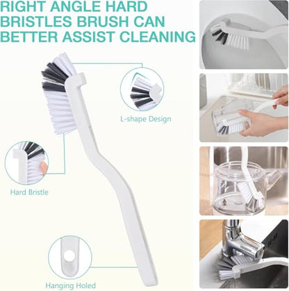 14 Pcs Crevice Cleaning Brush, Corner Brush, Screen Cleaner Brush, Cleaning Tools for Housekeeping, Garbage Disposal Cleaner Brush, Window Track Cleaning Tools, Kitchen - size: 14piece