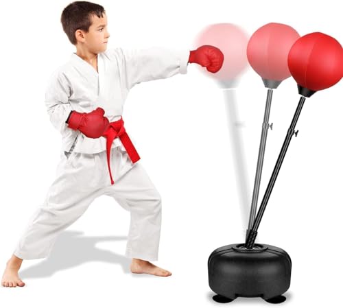 Premium Punching Bag Replacement Without Stand - Durable, Versatile, and Stylish - Ideal for Kids, Teens, and Adults - Compatible with Most Brands -Works for Desktop, Pedestal, and Freestanding Units