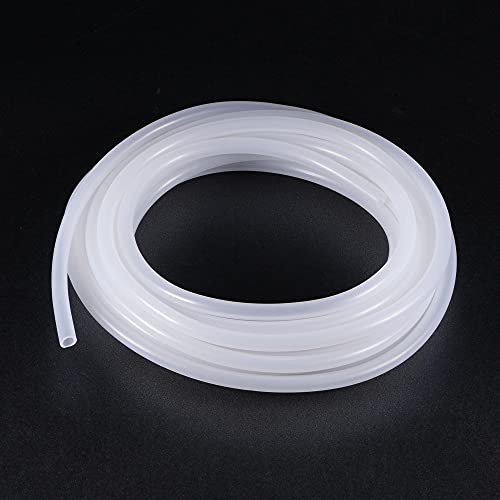 uxcell Silicone Tubing 4mm ID 6mm(1/4") OD 5m Aquarium Air Hose with Check Valves, Suction Cups, Connectors, Regulating Valve