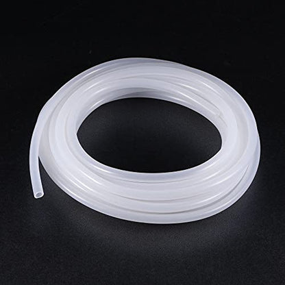 uxcell Silicone Tubing 4mm ID 6mm(1/4") OD 5m Aquarium Air Hose with Check Valves, Suction Cups, Connectors, Regulating Valve