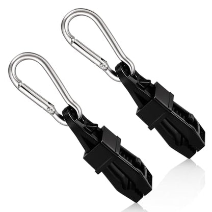 Novabright Boxing Glove Clip Holder with Carabiner Heavy-Duty No-Slip Clamp for Hanging MMA Muay Thai and Boxing Gloves on Backpacks or Gym Bags Quick-Dry Carrying Hook for Training Gear, Black