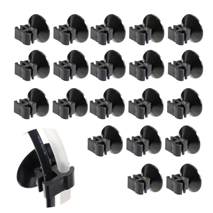 20Pcs Aquarium Suction Cup Clip for Fish Tank Oxygen Tube Hose Pump Power Cord Buckle Wire Finisher Suction Cups Aquarium Accessories