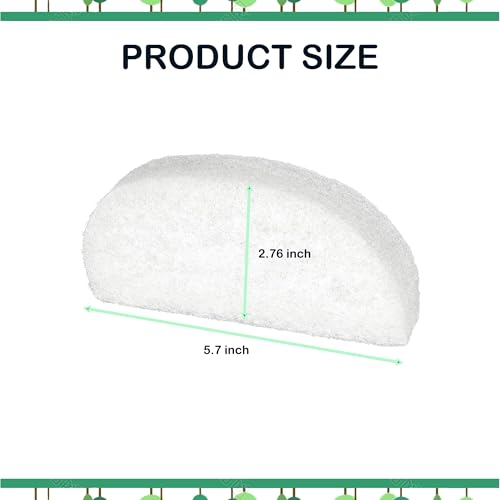 Delapan Fish Fine Foam Pre-Filter Sponges for Canister Filters Fluval 104 105 106 107 204 205 206 207 Aquarium Quick-Clear Filter Pads, 6 Pack