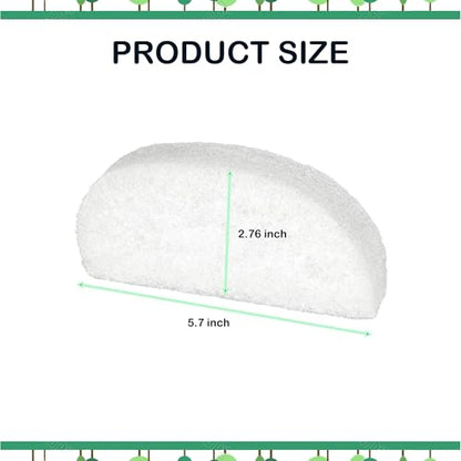 Delapan Fish Fine Foam Pre-Filter Sponges for Canister Filters Fluval 104 105 106 107 204 205 206 207 Aquarium Quick-Clear Filter Pads, 6 Pack