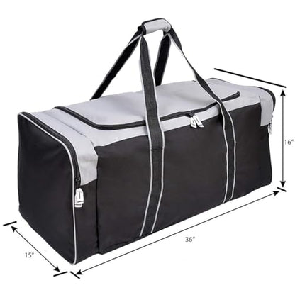 튼튼한 멀티 포켓 내구성 스포츠 체육관 장비 여행 더플 백 - color: XL 91.4cm(36인치) 그레이, size: 36IN