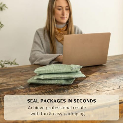 Poly Mailers 6x9 Inch 100 Pack Small Shipping Bags Strong Thick Mailing Envelopes | Self Sealing Adhesive | Waterproof & Tear Resistant | Small Business Packaging for Clothing - Boho Sage Green - color: Green, size: 6x9 (100 Pack)