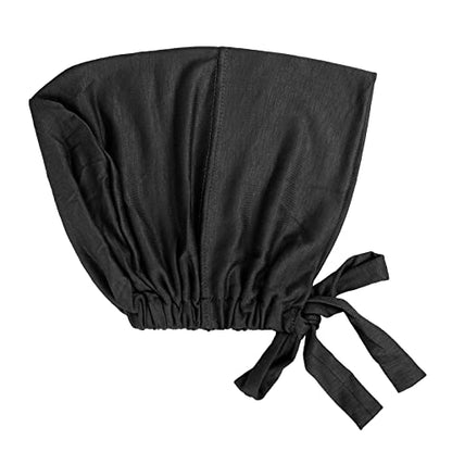 PURFUN 2 Pcs Muslim Inner Hijab Caps Women Girls Stretchy Breathable Full Cover Undercap Tube Bonnet Under Scarf Hats Beanie - color: Deep Grey+black/2pcs