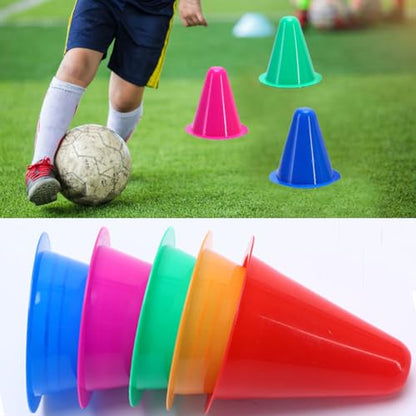 40 Pcs Marker Cones Roller Skating Cones Soccer Training Cones Traffic Cones Indoor Outdoor Agility Mini Sports Cones for Skate Practice Sport Training