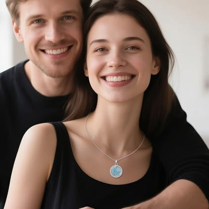 Sterling Silver Islamic Necklace Religious Muslim Pendant Islamic Jewelry Gifts for Men Women - style: Moon