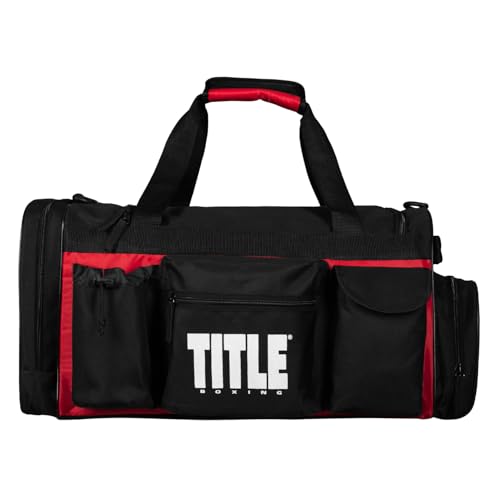 Title Boxing Active Duffle Bag (Black/Red) - color: Black/Red