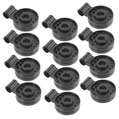 Kisangel 20pcs Plastic Buckle Clips for Sunshade Mesh Gardening Accessories Durable PP Material Greenhouse Netting Fasteners Easy to Install for Garden Covers and Raised Beds