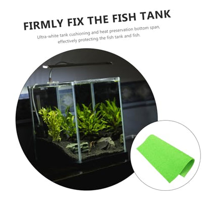 BESPORTBLE Nonslip Aquarium Bottom Mat Thick Pad for Fish Tank Floor and Wear-Resistant for All Aquatic Environments