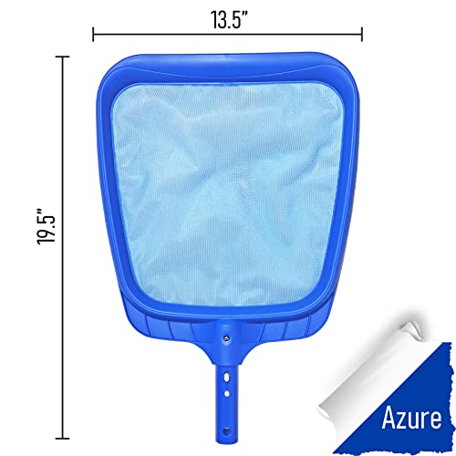 Poolvio Heavy Duty Swimming Pool Leaf Skimmer Net with Strong Reinforced Handle for Cleaning Swimming Pools, Hot Tubs, Spas and Fountains - size: Pool Skimmer