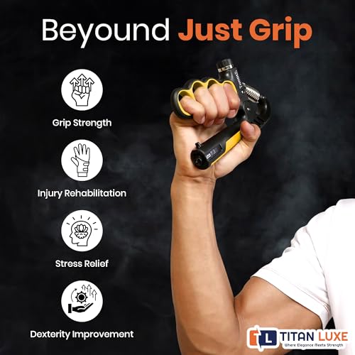 Grip Strength Trainer – Adjustable Resistance Hand Grip Strengthener (11-220 Lbs/5-100KG) with Auto Electronic Counter | Forearm & Finger Exerciser for Athletes, Musicians, Injury Recovery - color: Orange