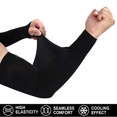 Arm Sleeves for Women Men Hand Cover Cooling Compression Arm Sleeve Tattoo Cover Up Sleeves to Cover Arm Warmers - color: Nude