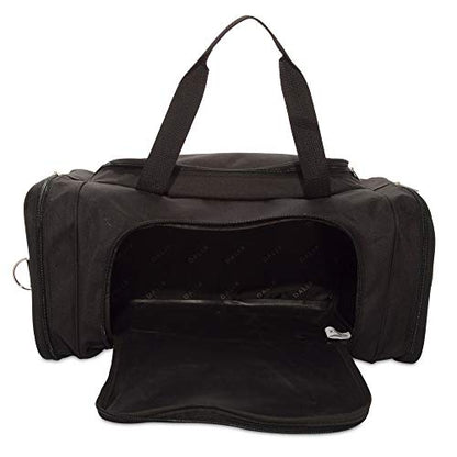 DALIX Signature Travel or Gym Duffle Bag in (Black, Gray, Navy Blue Red) - color: Black