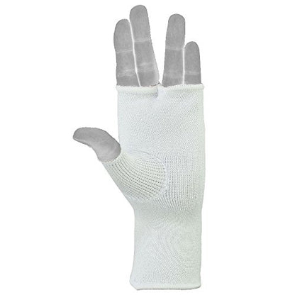 MRX Muay Thai Boxing Inner Gloves Protective Hand Wrap - color: White, size: Large