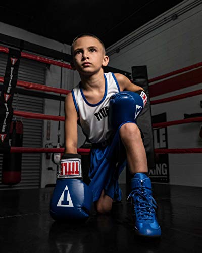 Title Classic USA Boxing Competition Gloves - Competition Boxing Gloves, Boxing Gloves, USA Boxing Glove, USA Boxing Approved Gloves;16Oz Boxing Gloves, Boxing Gloves, Boxing Equipment - color: Blue, size: 10 oz
