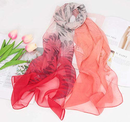 Acotavie Scarfs for Women Lightweight Fashion Scarves Print Floral Pattern Scarf Shawl Wraps - color: B06