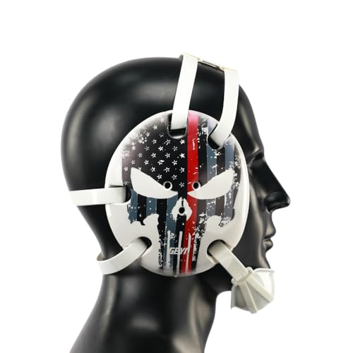 Wresling ear guard American Flag Thin Red Line Digital Printing Art(Adult&Youth) - size: Youth
