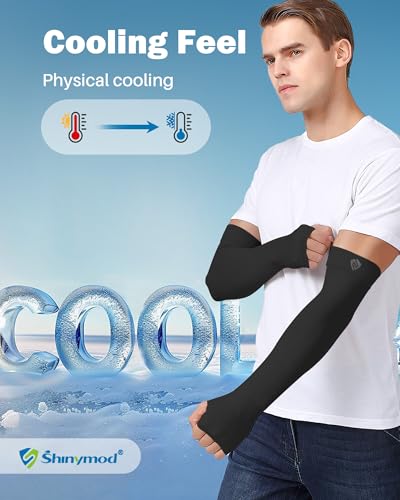 Arm Sleeves for Men Women UV Sun Protection Compression Arm Warmer Tattoo Cover Up, Sports Golf Cooling Sleeves - color: 3 Pairs_black 2025