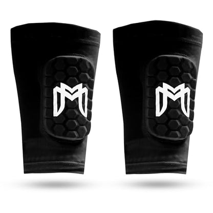 MediCaptain Mini Shin Guards Soccer – Built in Shin Pad Sleeves for Mens, Women, Teens - Small Shin Guards - Lightweight, Breathable Shin Defender Leg Protection - color: Black, size: Mini (3.9 x 2.4 in)